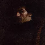 Portrait of Alphonse Legros, Ignace-Henri-Jean-Theodore Fantin-Latour
