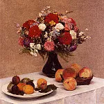 Ignace-Henri-Jean-Theodore Fantin-Latour - Flowers and Fruit