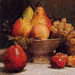 Ignace-Henri-Jean-Theodore Fantin-Latour - Bowl of Fruit