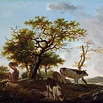 Landscape with Shepherd, Jean Honore Fragonard