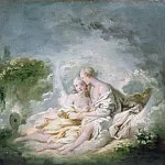 Jupiter And Callisto, Jean Honore Fragonard
