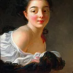 Young Woman with Brown Hair, Jean Honore Fragonard