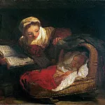 A caring mother, Jean Honore Fragonard