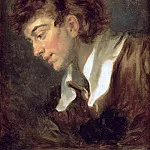 Head of a young Man, Jean Honore Fragonard