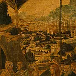 Беноццо Гоццоли - Воскрешение Лазаря, вероятно, 1497, фрагмент