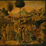 Беноццо Гоццоли - Gozzoli The Raising of Lazarus, probably 1497, 65.5x80.5 cm,