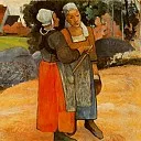 Paul Gauguin - Paysanes Bretones (Breton peasant women) 1894 Oil on