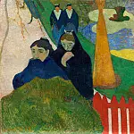 Paul Gauguin - Women From Arles In The Public Garden, The Mistral