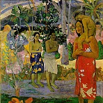 Paul Gauguin - We hail thee Mary, 1891, 113.7x87.7 cm, Metropolitan