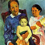 Paul Gauguin - Polynesian Woman with Children