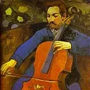 Paul Gauguin - The Cellist (Portrait Of Upaupa Scheklud)