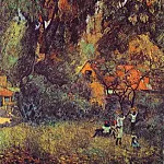 Paul Gauguin - Huts Under Trees