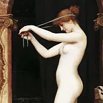 Venus Binding Her Hair, John William Godward
