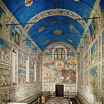 The Chapel viewed towards the entrance, Giotto di Bondone