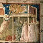 Peruzzi Chapel: Ascension of the Evangelist, Giotto di Bondone