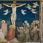 Frescoes of the north transept – The Crucifixion, Giotto di Bondone