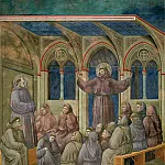 Legend of St Francis 18. Apparition at Arles, Giotto di Bondone