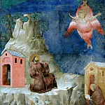 Legend of St Francis 19. Stigmatization of St Francis, Giotto di Bondone
