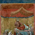 Legend of St Francis 25. Dream of St Gregory, Giotto di Bondone