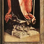 Маттиас Грюневальд - Изенгеймский алтарь, Св. Антоний (левая створка, первая панель)