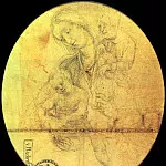Маттиас Грюневальд - Мария с Младенцем и маленьким Иоанном Крестителем