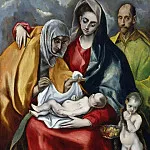 The Holy Family with the boy St. John, El Greco