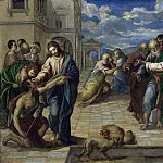 Christ healing the Blind, El Greco