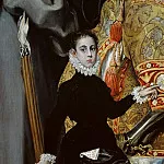 Burial of the Count of Orgaz, detail, El Greco