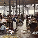 Виктор Габриель Жильбер - Рыбный зал на Центральном рынке, 1881