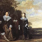 Франс Халс - Семья на природе, 1648