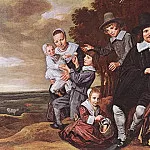 Франс Халс - Семья на природе, 1648