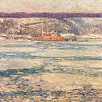 Лед на Гудзоне, 1908, Чайлд Фредерик Хассам