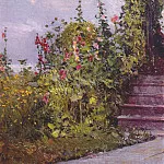 Мальвы в саду, Эплдор, 1890-93, Чайлд Фредерик Хассам