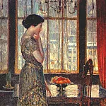 Окно в зимнем Нью-Йорке, 1919, Чайлд Фредерик Хассам