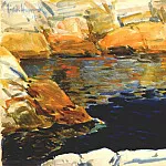 Глядя на пруд с водой зеленоватого цвета, 1912, Чайлд Фредерик Хассам