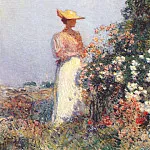 Дама в цветнике, ок.1891, Чайлд Фредерик Хассам
