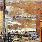 Лачуга и небоскреб, 1904, Чайлд Фредерик Хассам