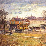 Конец трамвайной линии, Дубравный парк, Иллинойс, 1893, Чайлд Фредерик Хассам