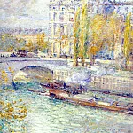 Лувр и Королевский мост, 1897, Чайлд Фредерик Хассам