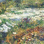 Сад с ручьем, 1909, Чайлд Фредерик Хассам
