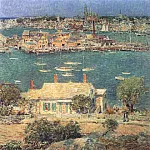 Глостерская гавань, 1899, Чайлд Фредерик Хассам
