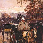Экипаж на улице Бонапарта, 1888, Чайлд Фредерик Хассам