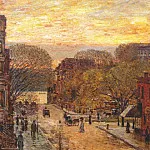 Весна на западной 78-ой улице, 1905, Чайлд Фредерик Хассам