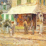 Бакалейная лавка в Провинстауне, 1900, Чайлд Фредерик Хассам