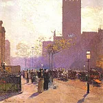 Нижняя часть Пятой авеню, 1890, Чайлд Фредерик Хассам