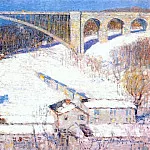 Мост, высоко поднятый над землей, 1922, Чайлд Фредерик Хассам