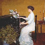 За пианино, 1908, Чайлд Фредерик Хассам