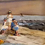 Children on the Beach, Winslow Homer