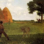 Winslow Homer - Weaning the Calf