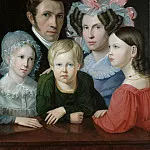 Каспар Давид Фридрих - Автопортрет с семьей
